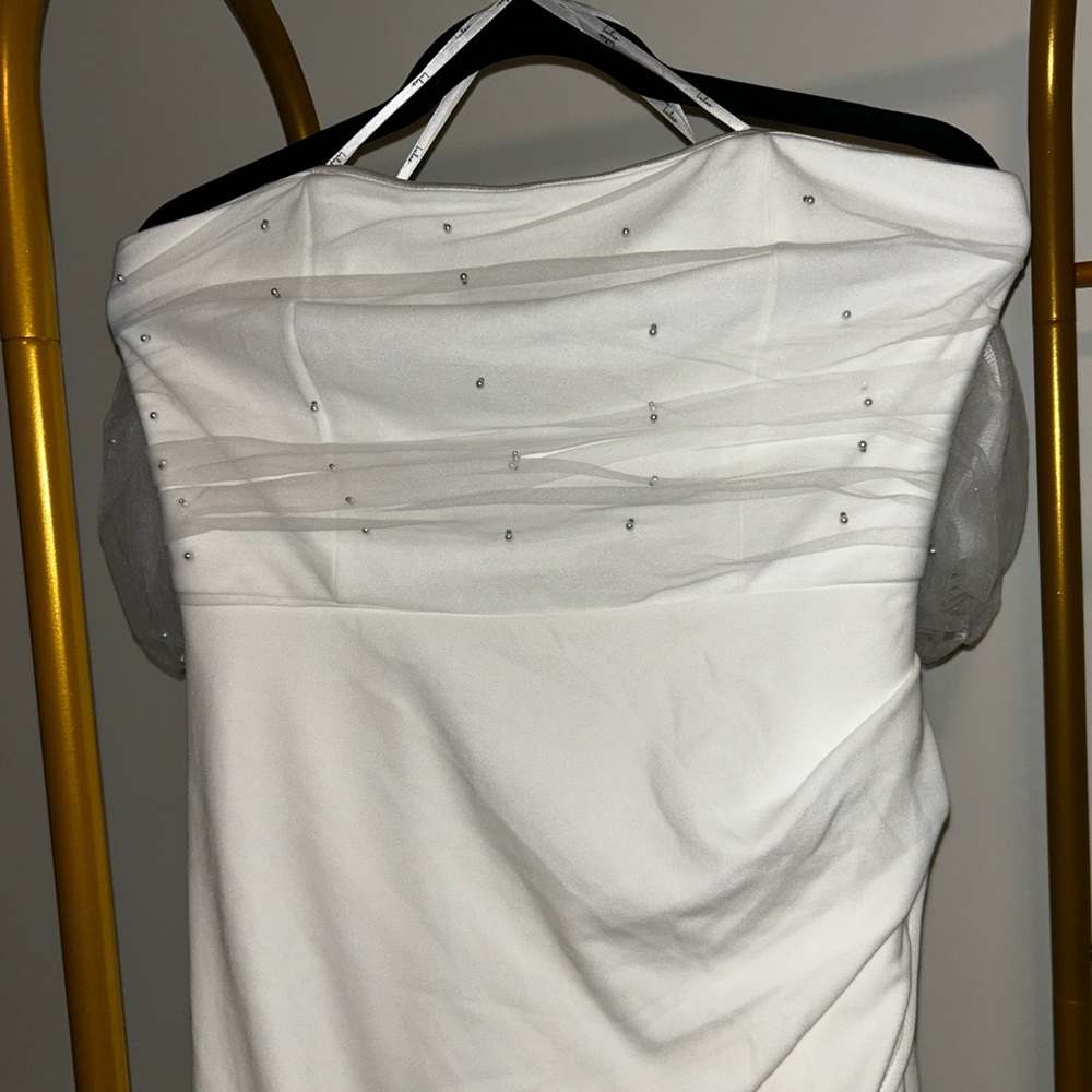 Lulu's White Strapless Maxi Dress - Picture 2 of 3